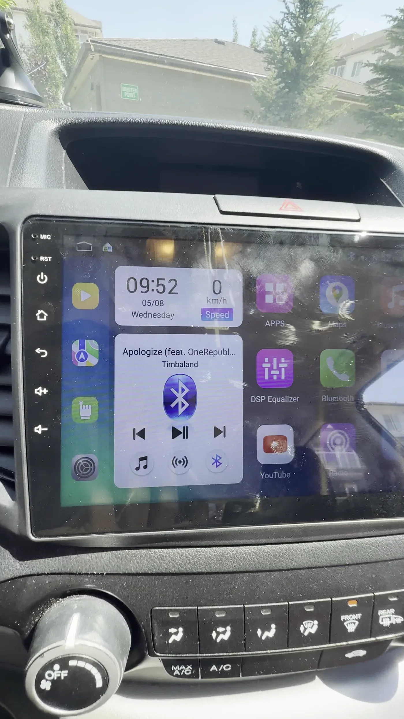 2014 Honda CR-V completed Android touchscreen and CarPlay-style screen upgrade in Calgary